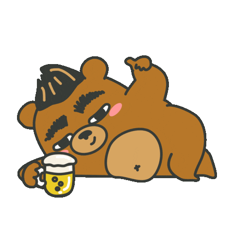Drunk Summer Sticker by Dinest