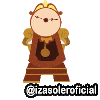 Clock Sticker by Izasoler