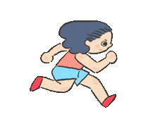 Run Olympics Sticker