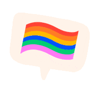 gay pride love Sticker by Muchable