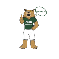 Bobcats Rufus Sticker by Ohio University