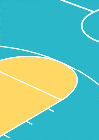 tontwerp happy sport basketball colors GIF