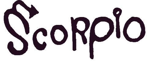 Scorpio Sticker by ASCO