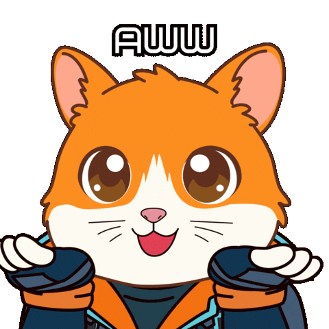 Happy Aww Sticker by Hamieverse