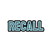 Recall Sticker by KAID