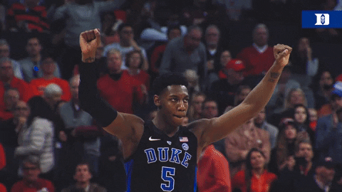 celebrating college basketball GIF by Duke Men's Basketball