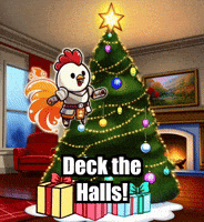 Deck The Halls Christmas GIF by Zorooster