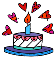Party Birthday Sticker by Romero Britto