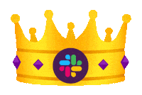 Queen Gold Sticker by Slack