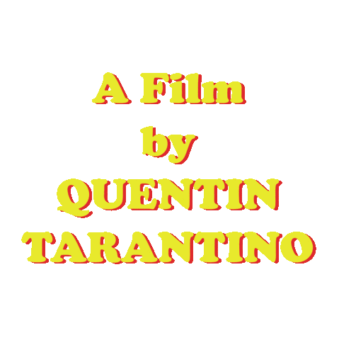 Quentin Tarantino Film Sticker