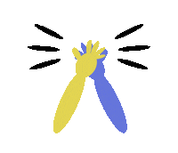 High Five Best Friends Sticker