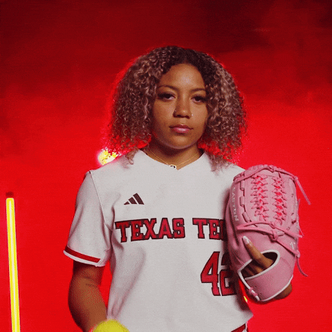 Mihyia Davis GIF by Texas Tech Softball