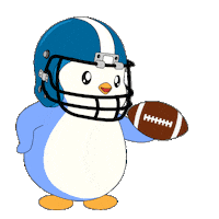 Game Time Football Sticker by Pudgy Penguins