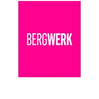 BergWerk pink work rose werk Sticker