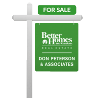 Realtor Pending Sticker by Better Homes and Gardens Real Estate Don Peterson & Associates