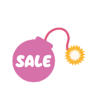 Sale Bomb Sticker by Aire Objetos Decorativos