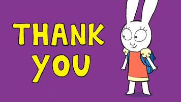 Happy Thank You So Much GIF by Simon Super Rabbit