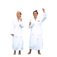 Welvaere sauna wijzen omhoog hottub Sticker