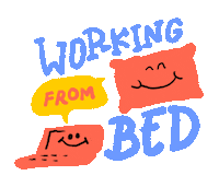 Working Work At Home Sticker by eugeniaclara