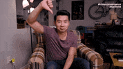 Simu Liu Reaction GIF by Kim's Convenience