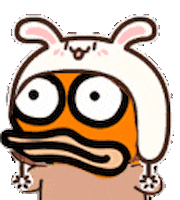 shrempin omg wtf bunny hip hop Sticker