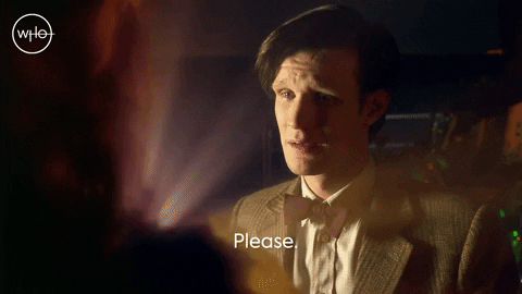 Matt Smith Please GIF by Doctor Who