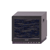 Retro Tv Loop Sticker by franzimpler