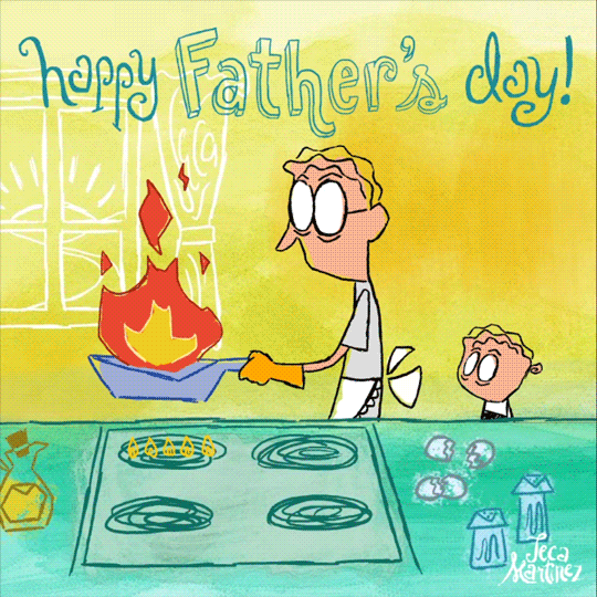 Fathers Day Cooking GIF by jecamartinez