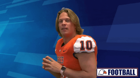 Happy Feet Football GIF by Carson-Newman Athletics