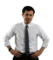 eyebrow what Sticker by Pete Buttigieg