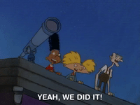 hey arnold nickelodeon GIF
