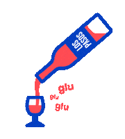 Cheers Wine Sticker by Vino Los Pasos