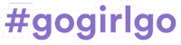 Gogirlgo Sticker by Ashley Hall