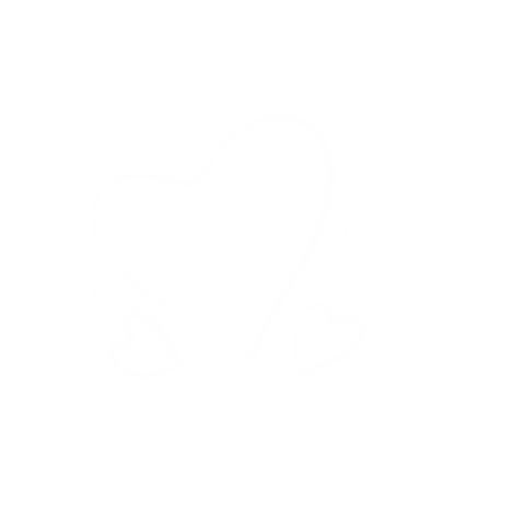 maihart art heart white sparkle Sticker