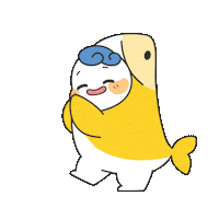 lovelydarang 동원참치 다랑이 darang litigioso Sticker