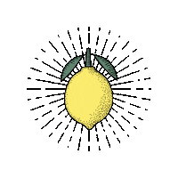 Citrus Sticker by Necessary Behavior