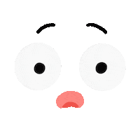 Scared Face Sticker