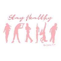 Stay Healthy Pink Ladies Sticker by The Ladies Cue