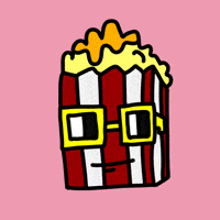 Animation Popcorn GIF by herbertonic