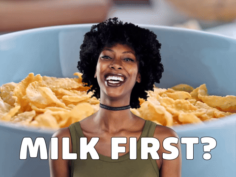 Cereal Goes First