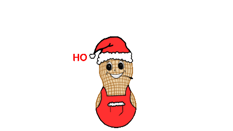 santa claus christmas Sticker by ALL Good Peanut Co