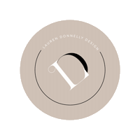 laurendonnellydesign logo designer lddesigns laurendonnelly Sticker