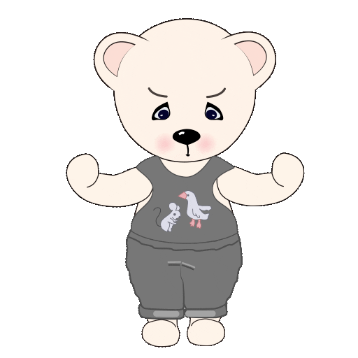 Sad Teddy Bears Sticker