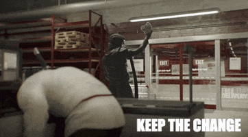 leroypatterson horror money scream cash GIF