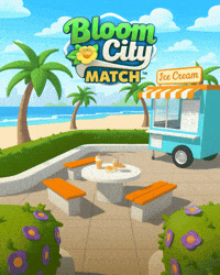 Ice Cream Fun GIF by Bloom City Match