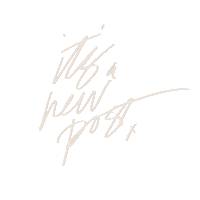 New Post Hand Lettering Sticker