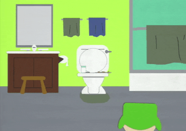 mirror shower GIF by South Park 