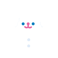 Dog Snow Sticker by THE RECORDER FACTORY