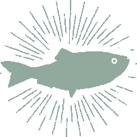 Fish Navy Sticker by Hotell Mossbylund
