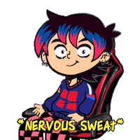 Worry Reaction Sticker